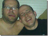 Gaz & Geordie Lee (not what it looks like!)